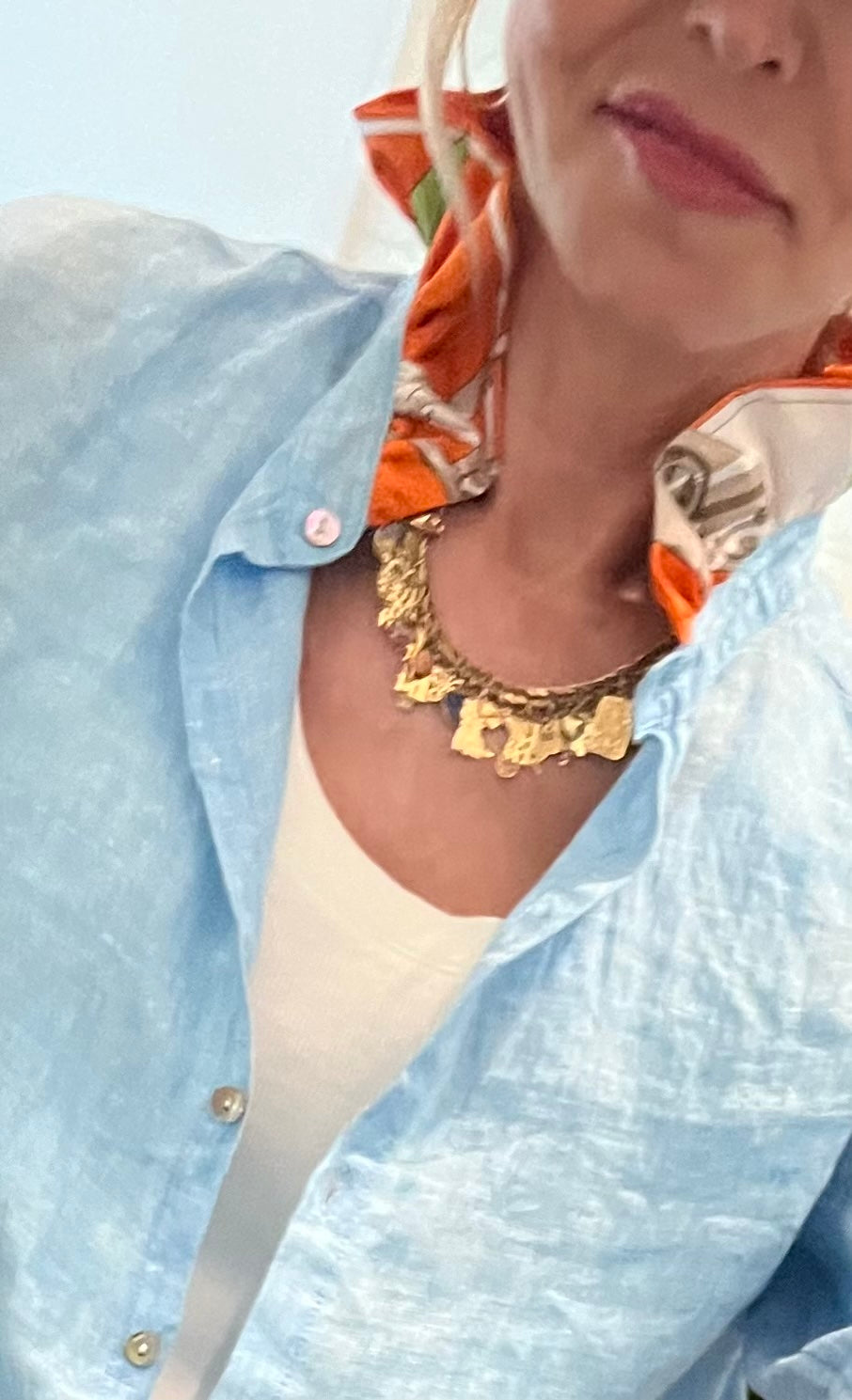 CharmFlip charm necklace lifestyle